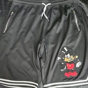 Men's Black Rawyalty Bomber Mouse Shorts XL